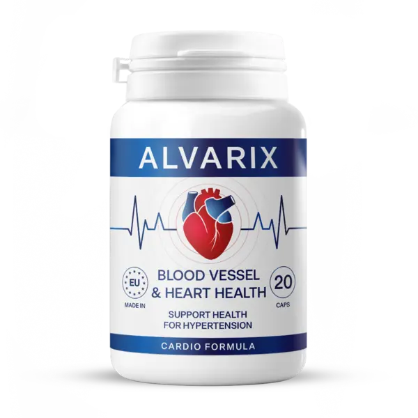 Alvarix supliment capsule tensiune arterială extract păducel magneziu protecție cardiovasculară